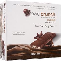 POWER CRUNCH Choklat Crunch Bar Milk Chocolate 12 bars
