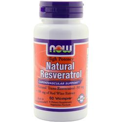 NOW Natural Resveratrol 60 vcaps