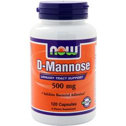 NOW D-Mannose (500mg) 120 caps