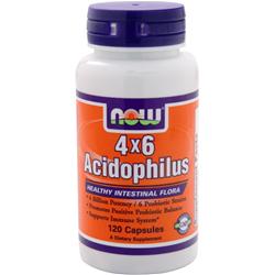 NOW 4 x 6 Acidophilus 120 caps